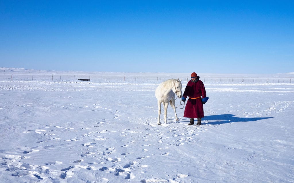 Creed x Simon Beck for Redant Asia, China, on 1 January 2013. Photo by Daniel Murray / Daniel Murray Studio Ltd