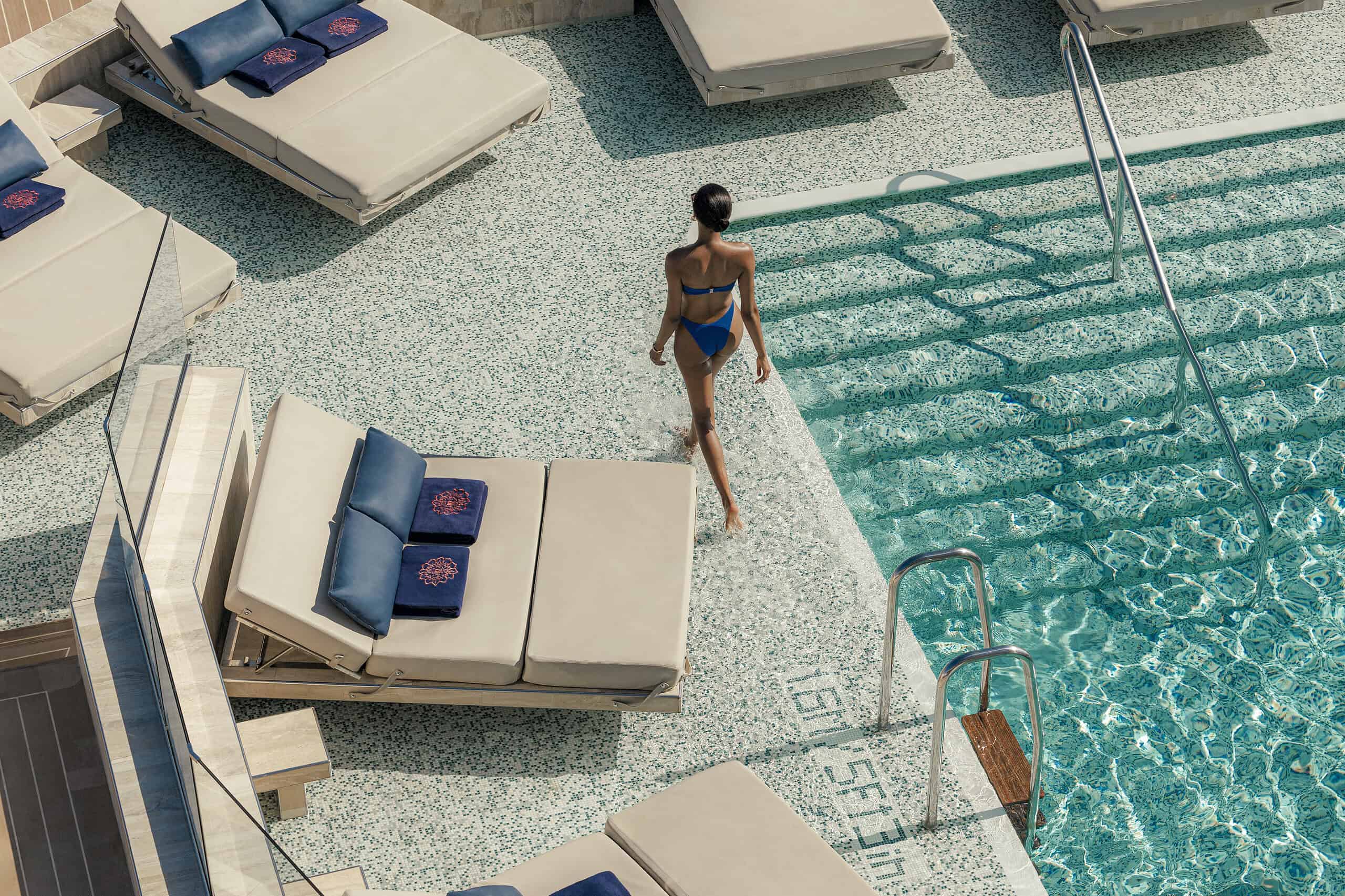 Poolside on a Explora Journey's Cruise ship