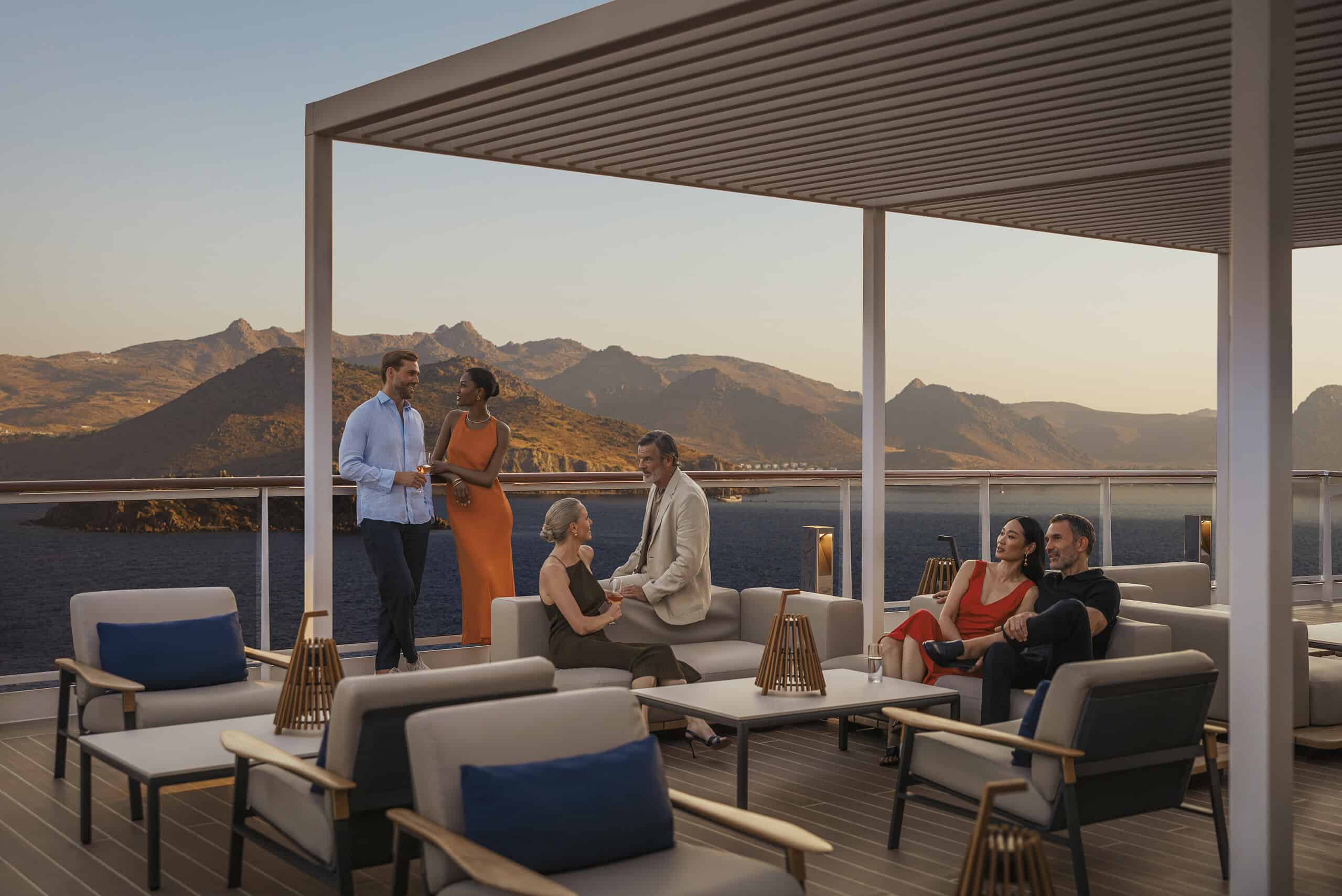 On deck, Explora Journeys Cruise ship