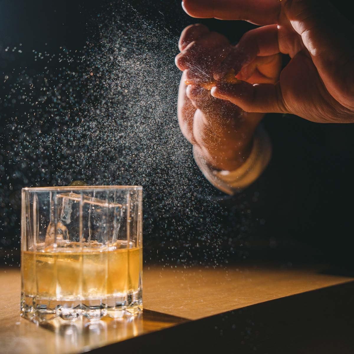 Cocktail making at Angel's Share bar, WOW, Porto.